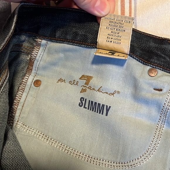 USA MADE! 7 For All Mankind Slimmy Jeans - Picture 8 of 10